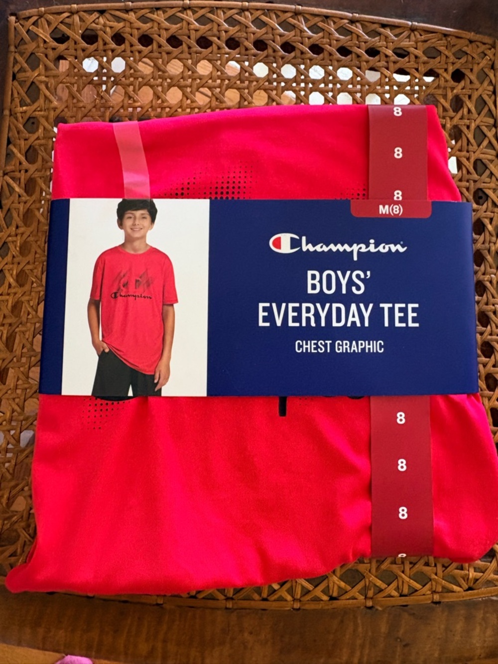 Champion Boys' Everyday Tee - Hot Pink